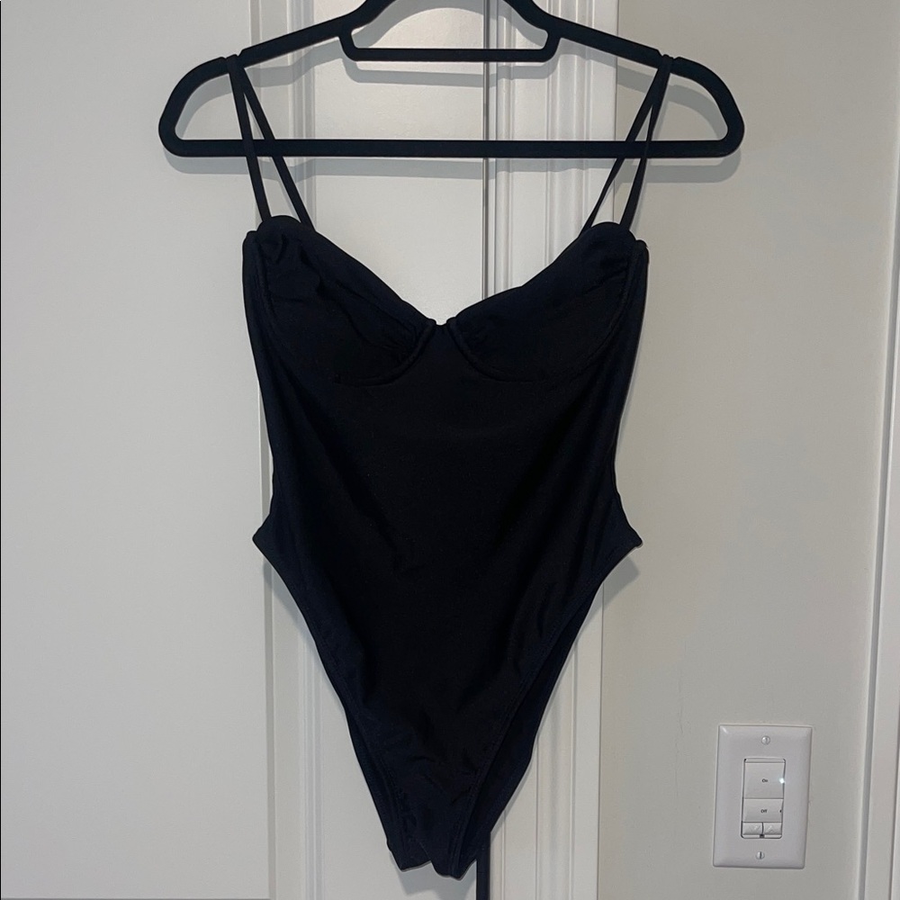 Black One Piece Swimsuit